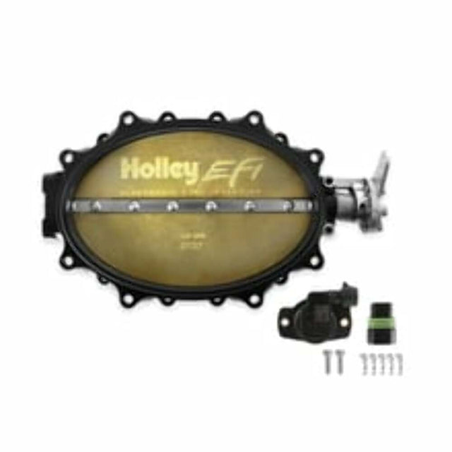 Holley EFI Pro Stock Throttle Body 112-123 black aluminum