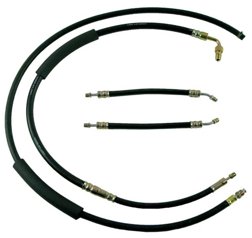 Fits 1955 - 1957 Chevrolet Full Size Power Steering Hose Set PSH410-A