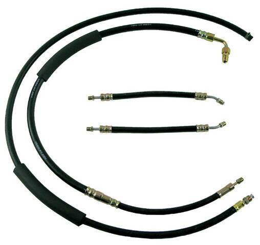 Power Steering Hose Set -A fits 1955-1957 Chevy Full Size Power Steering lower PSH410 Shafer's Classic Reproductions