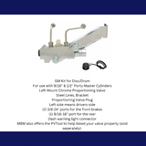 brake master cylinder steel chrome MBM