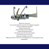 brake master cylinder stainless steel steel chrome MBM