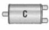 Jones Exhaust performance muffler universal q4143c-quiet-tone-muffler-2-5-inlet-2-25-outlet 4 inch