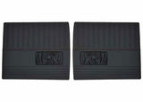 1947-54 Truck Custom Sport Door Panels-Black With Red Stitching QDP0054RED