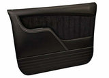 Fits 69-72 Blazer Custom Sport Door Panels-Black/Black Stitching QDP0072BLACK