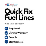 2001-10 Chevy Silverado 2500HD Quick Fix Fuel Line Duramax Diesel Crew Cab Models