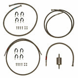 Fuel Line for 01-03 GM 2500HD Reg Cab w/ Gas Engine Complete Braided