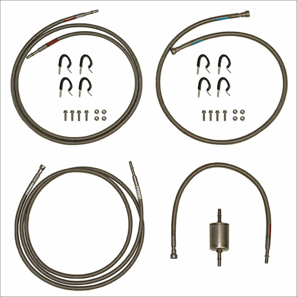 Fuel Line Kit for 01-03 GM 3500 Crew Cab Gas V8 Quick Fix