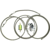 1999-03 Chevrolet Silverado Fuel line Quick Fix Braided Lines Ext Cab QFF0012SS