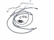 Fuel Line Kit for 1988 -'88-'95 GMC K1500 Quick Fix Complete long bed stainless steel