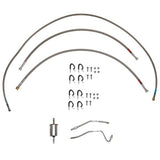 Fuel Line Kit for 1988-1995 GMC K1500 V8, Reg Cab/ Quick Fix short bed stainless steel