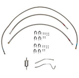 Fuel Line Kit for 1988-1995 GMC K1500 Quick Fix short bed stainless steel