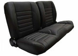 1987 Blazer Split-Bench Seat-Sport-Black/ White Stitching QSBNH87WHITE steel