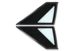 t Quarter Windows Hatchback Pair fits Ford Mustang 1987-1993 Drake E7ZZ-6129710-1B Drake Muscle Cars