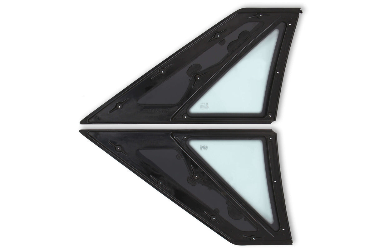 t Quarter Windows Hatchback Pair fits Ford Mustang 1987-1993 Drake E7ZZ-6129710-1B Drake Muscle Cars
