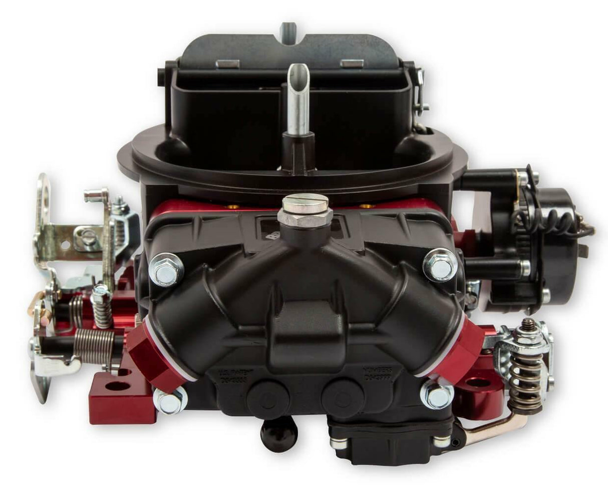 Quick Fuel Carburetor BR-67318; Street 650 cfm 4bbl Mechanical Black/Red aluminum LED