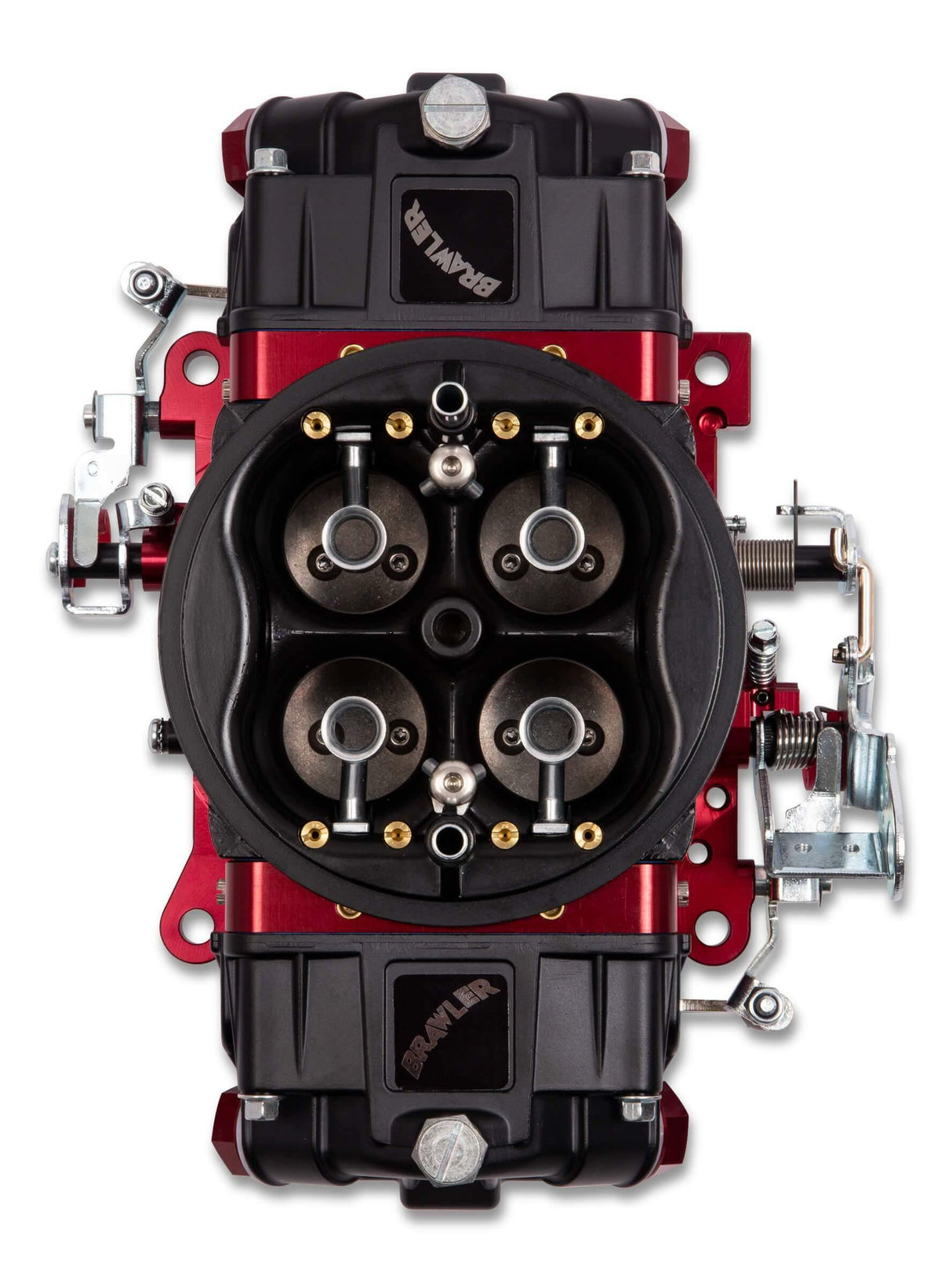 Quick Fuel Carburetor BR-67331; Race 750 cfm 4bbl Mechanical Black/Red aluminum LED