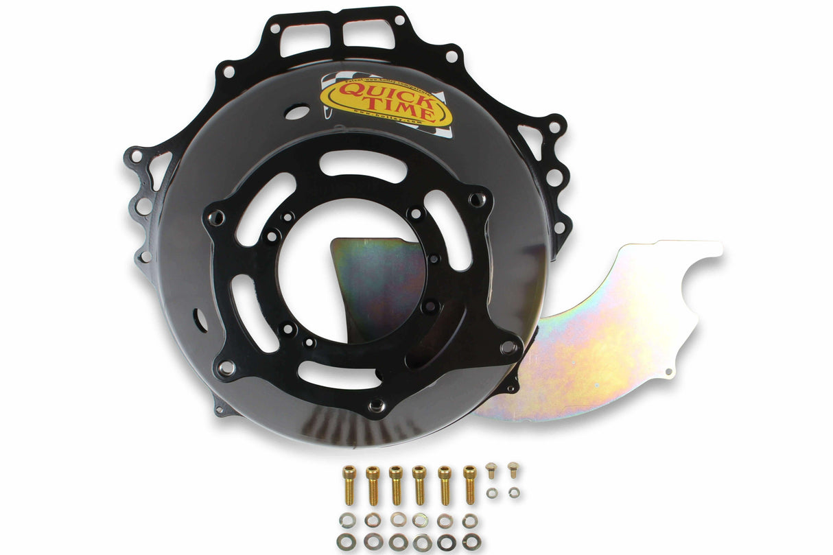 t Quick Time RM-6010 Bellhousing SBC BBC CHEVY to Bert Brinn Saginaw Transmission Quick Time