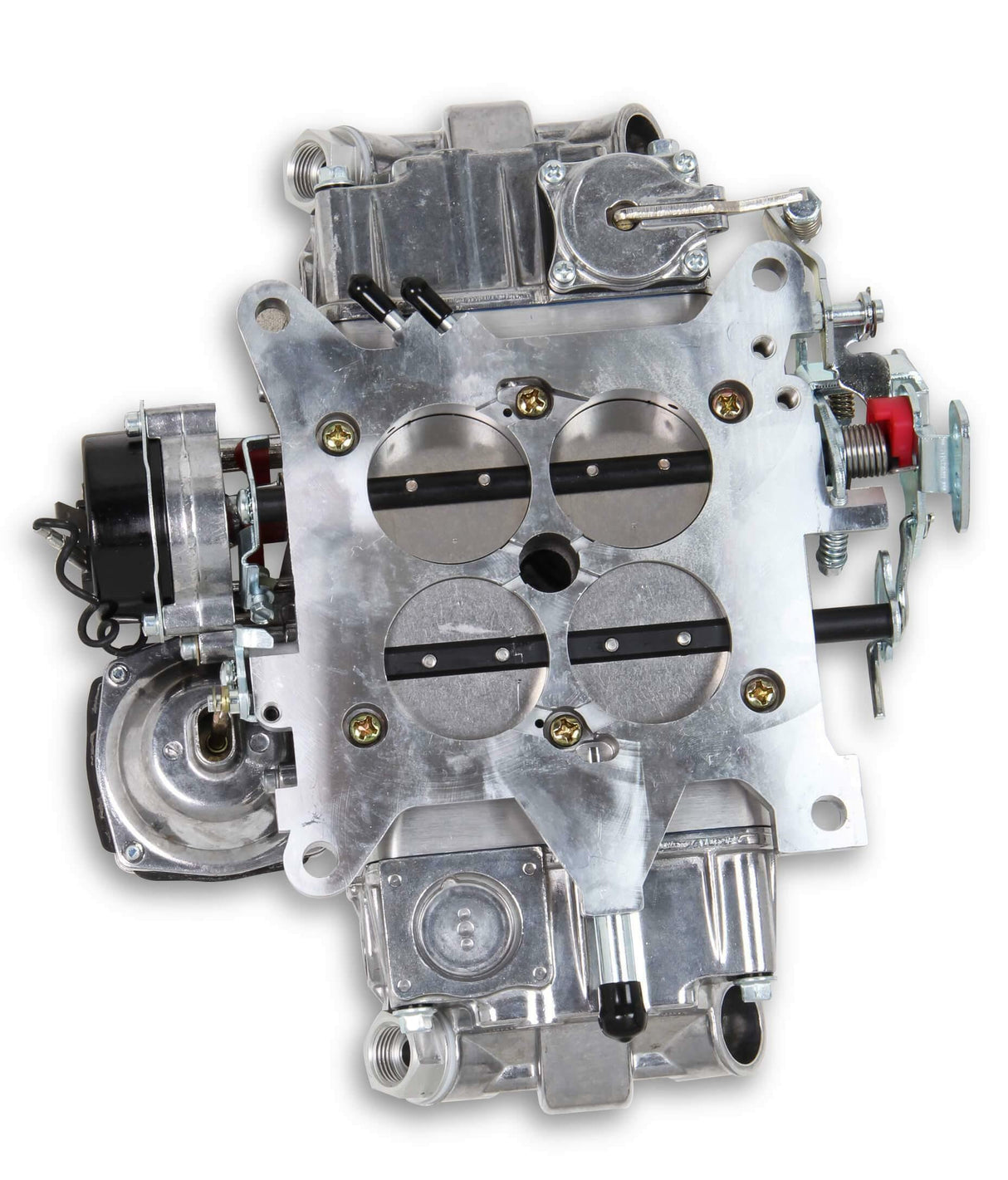QuickFuel 4 Barrell 770CFM Carburetor E-Choke Vac Sec 67258 aluminum LED