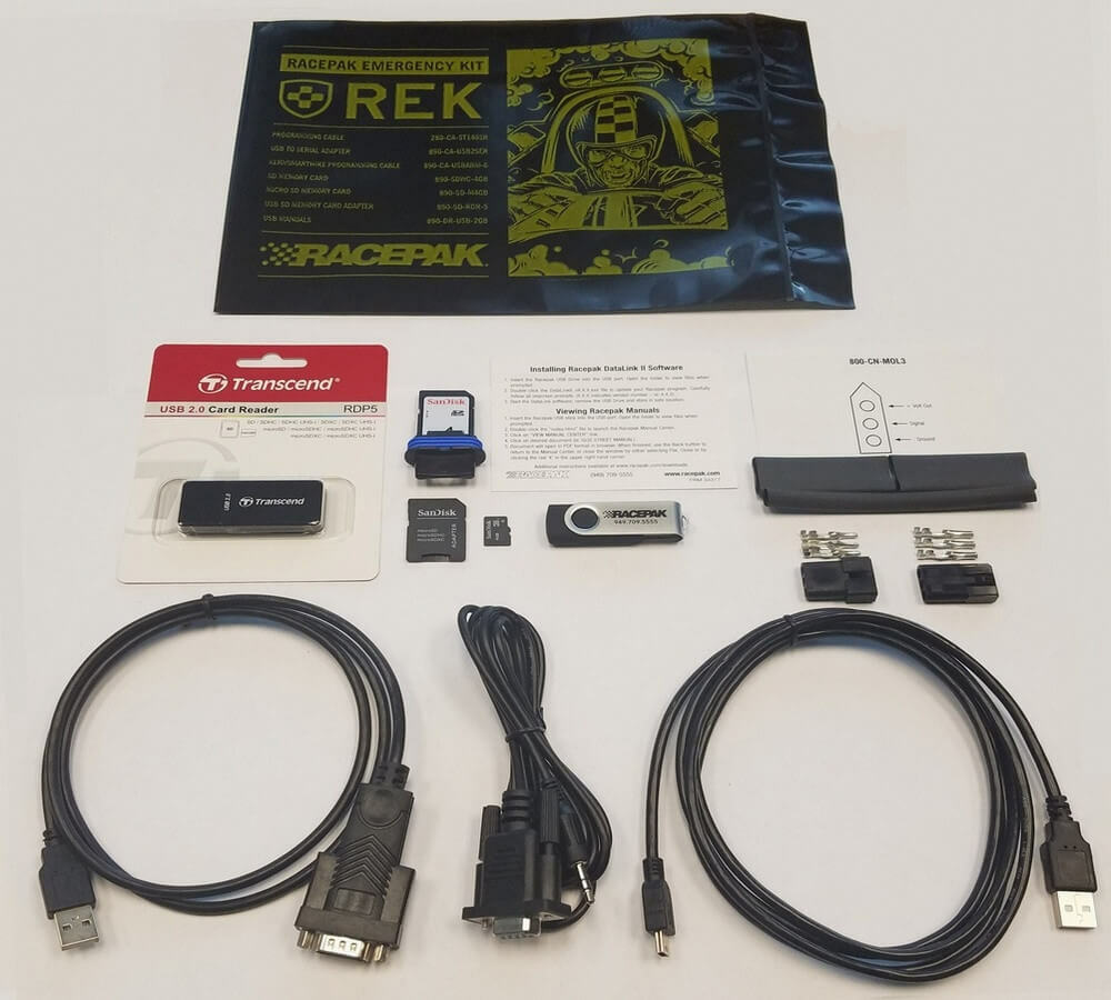 Racepak data logger drag racing land speed pulling 890-DR-REK