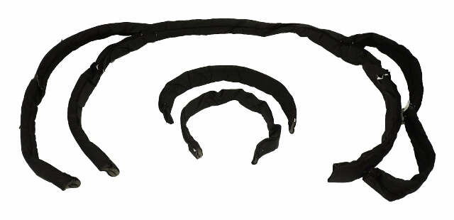 RT Off-Road Roll Bar Pad Kit - RB10115 fits 1992-1995 Jeep Wrangler black