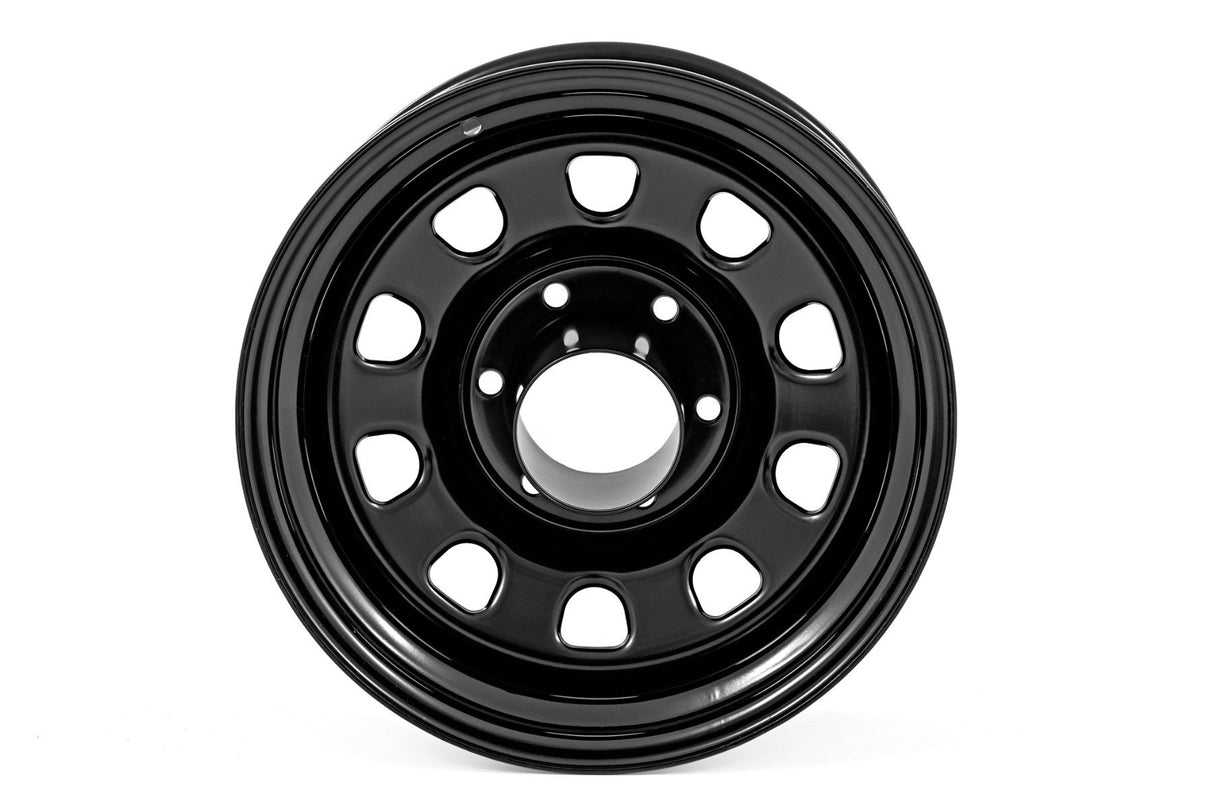 Rough Country Steel Wheel - Black - 17x9 - 6x135 - 3.50 Bore - +0 - RC51-7500