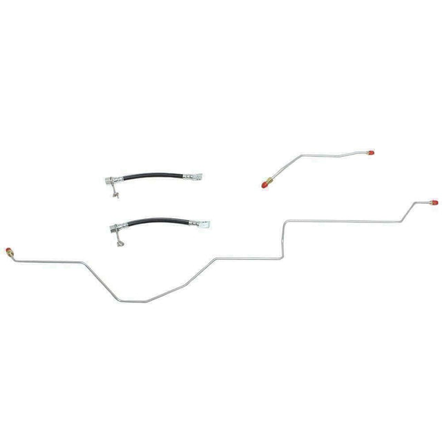 t Rear Axle Brake Lines For Dodge Ram 1500 2002-08 9.25" Rear Disc Steel WRA0201OM Fine Lines