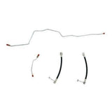 t Rear Axle Brake Lines for 01-02 Dodge Ram 2500 Dana 70 Stainless Steel WRA0102SS Fine Lines