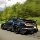 t Rear Spoiler Wicker Bill Style Blck fits FordMustang 15-20 Drake -JR3B-6344210-A Drake Muscle Cars
