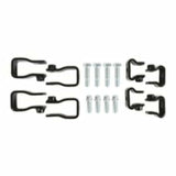 Holley EFI Replacement Fuel Rail Brackets For GM LS Series Lo-Ram Manifolds 534-262 black aluminum