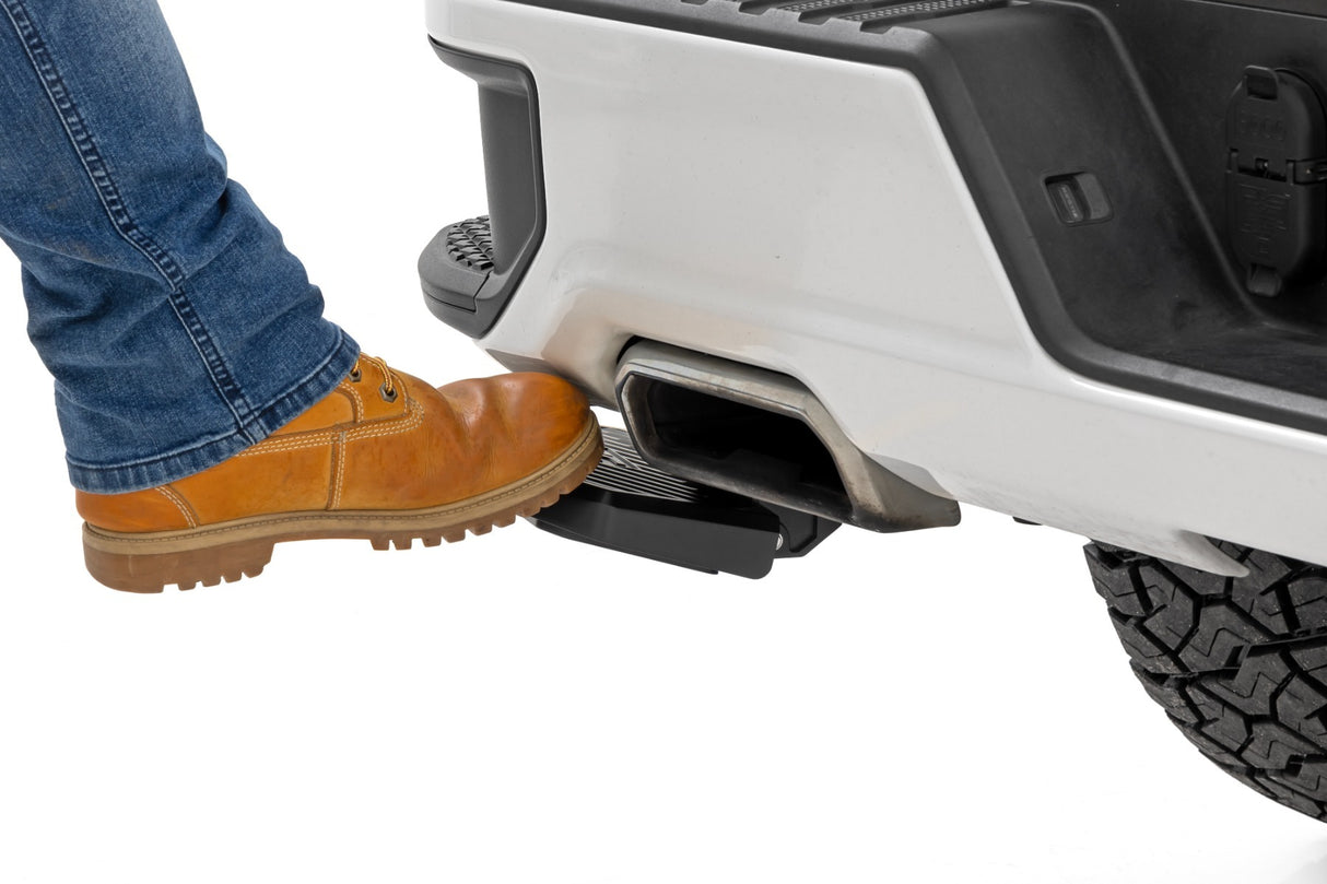 Retractable Bed Step; Manual for 2019-2024 Chevy by Rough Country