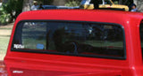 1969-1972 Chevrolet Blazer; Rear Window Glass - Clear - Large RGR72LGCLEAR