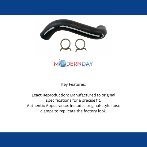 radiator hose kit fits 1956-1957 Chevy Full Size upper RHK006 Shafer's Classic Reproductions