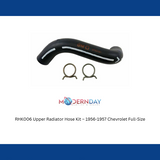 radiator hose kit fits 1956-1957 Chevy Full Size upper RHK006 Shafer's Classic Reproductions