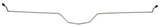 Fits Late 1965 - 1966 Chevrolet Corvette Rear End Housing Crossover Line RHL906
