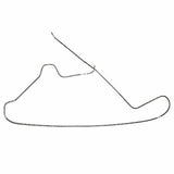 1967-70 Dodge Charger Intermediate Brake Line 1 Piece Steel RIN6802OM