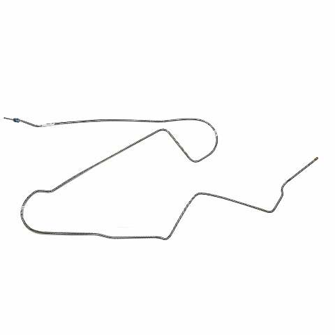 Fits 72 Mopar B-Body, Disc Brakes, Intermediate Brake Line; Steel-RIN7201OM