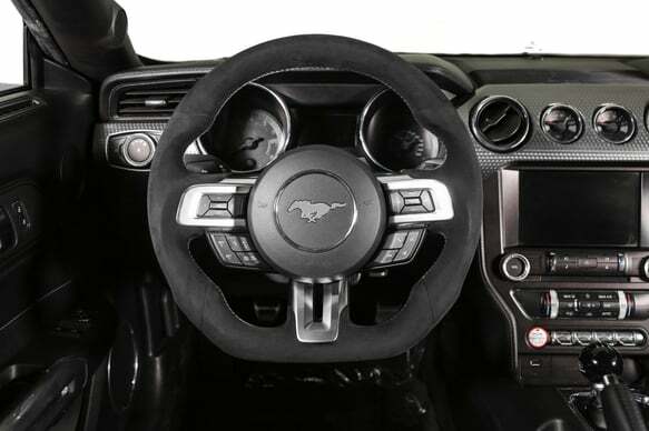 Fits 2015-2017 Ford Mustang Steering Wheel-Alcantara Wrapped Heated-RK950-08