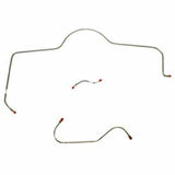 1965 Dodge Coronet Front Brake Line Kit Power Brakes 3 Set Steel - RKT6502OM