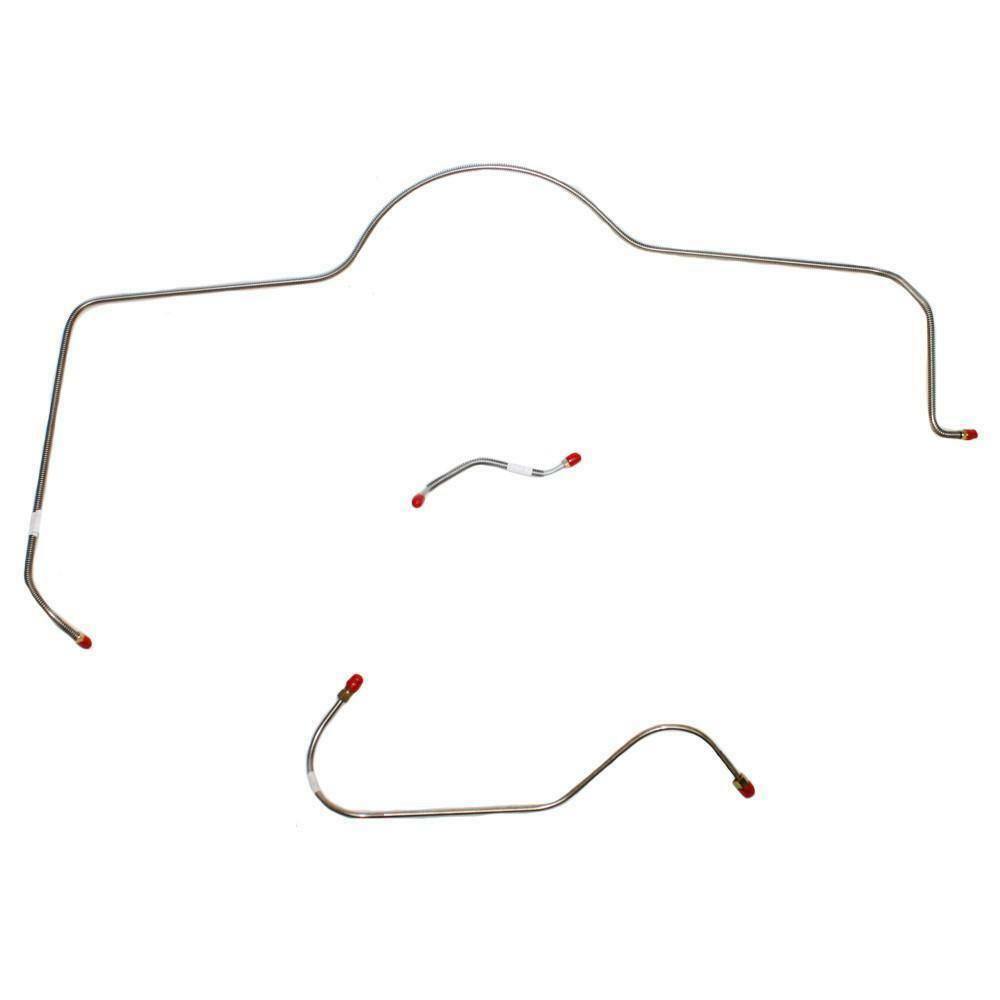 Front Brake Line Kit for 1965 Dodge Coronet dual master cylinder stainless steel
