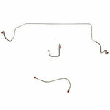1966 Dodge Coronet Front Brake Line Kit Standard Brakes Stainless - RKT6603SS