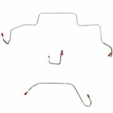 1966 Dodge Coronet Front Brake Line Kit Power Brakes Stainless - RKT6605SS