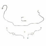 1966-70 Dodge Coronet Front Brake Line Kit Power Disc Brakes Steel - RKT6612OM