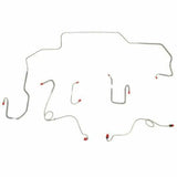1968-70 Dodge Coronet Front Brake Line Kit Power Disc Brakes Steel - RKT6803OM