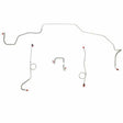 Front Brake Line Kit for 1968-1970 Dodge Coronet drum brakes stainless steel