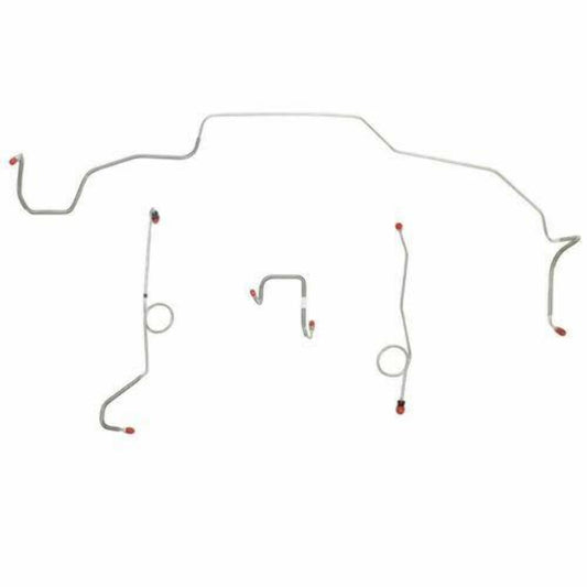 1968-70 Dodge Coronet Front Brake Line Kit Drum Brakes 4 Piece - RKT6804OM