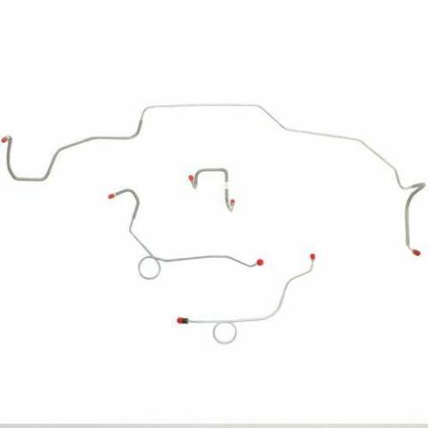 Front Brake Line Kit for 1968-1970 Dodge Coronet disc brakes stainless steel