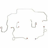 Front Brake Line Kit for 1968-1970 disc brakes steel