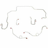 Front Brake Line Kit for 1968-1970 disc brakes stainless steel