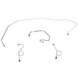 Front Brake Line Kit for 1971 Dodge Coronet drum brakes stainless steel