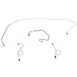 1971 Dodge Coronet Front Brake Line Kit Power Drum Brakes Steel - RKT7102OM